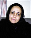 1991-2000 Undersecretary of Information and from 2003 Minister of Human Rights Amat Al-Aleem Alsoswa, Yemen